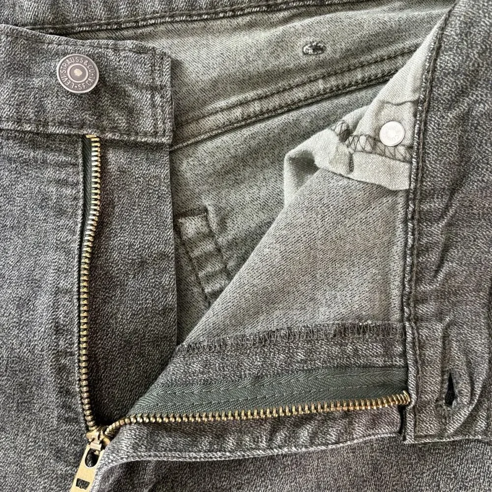 Levis 511 Men’s Gray Green Jeans Tag 40x30 Actual 38x29.5 Stretch Straight Leg